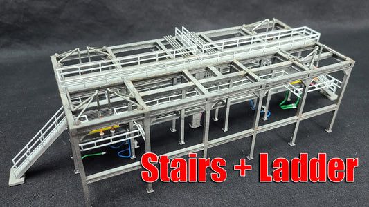 Fluid Transfer Station - 1 Stair + 1 Ladder